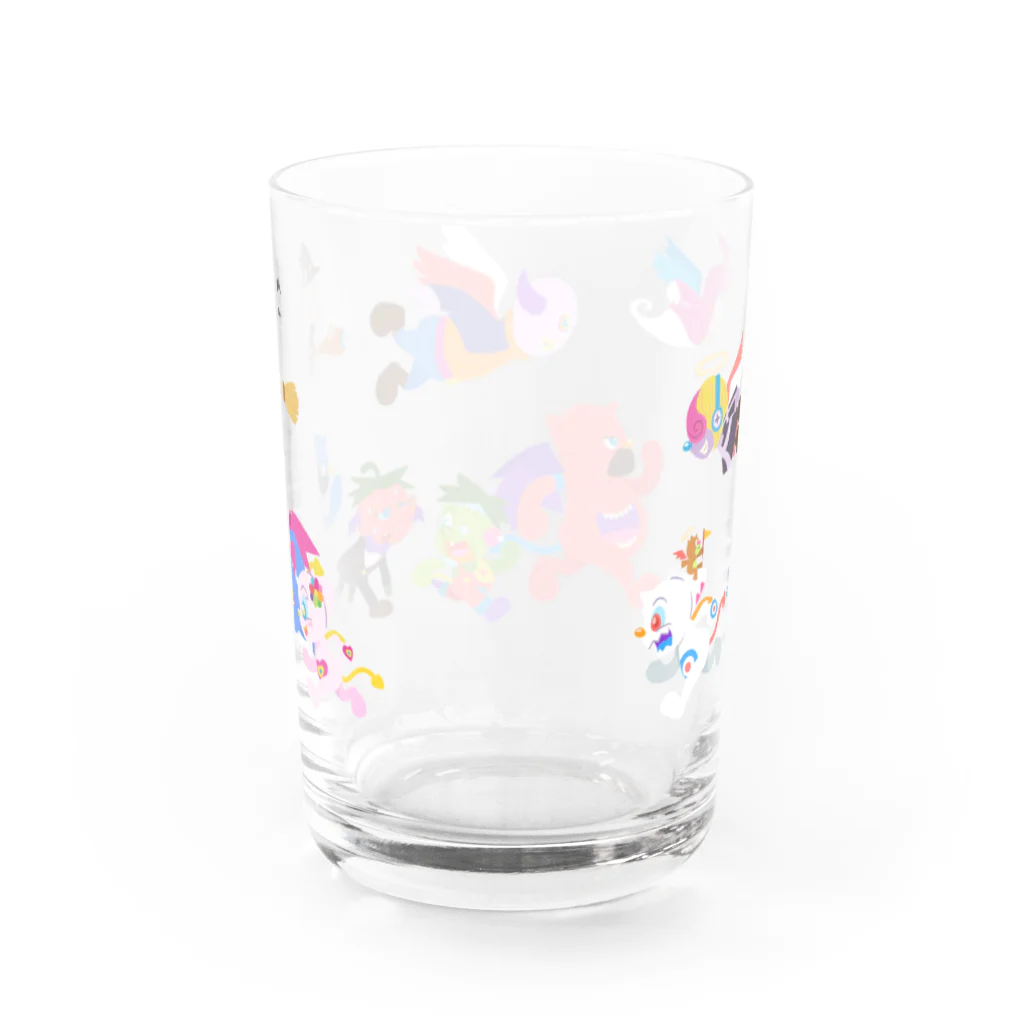 SimbaStudio ShopのRun Run Run Water Glass :back