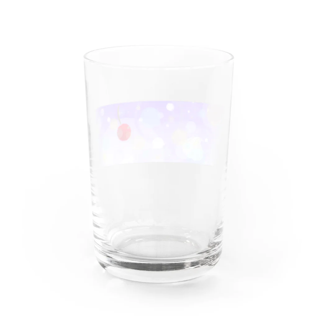 -Meru-のしゅわしゅわしりーず(グレープソーダ) Water Glass :back