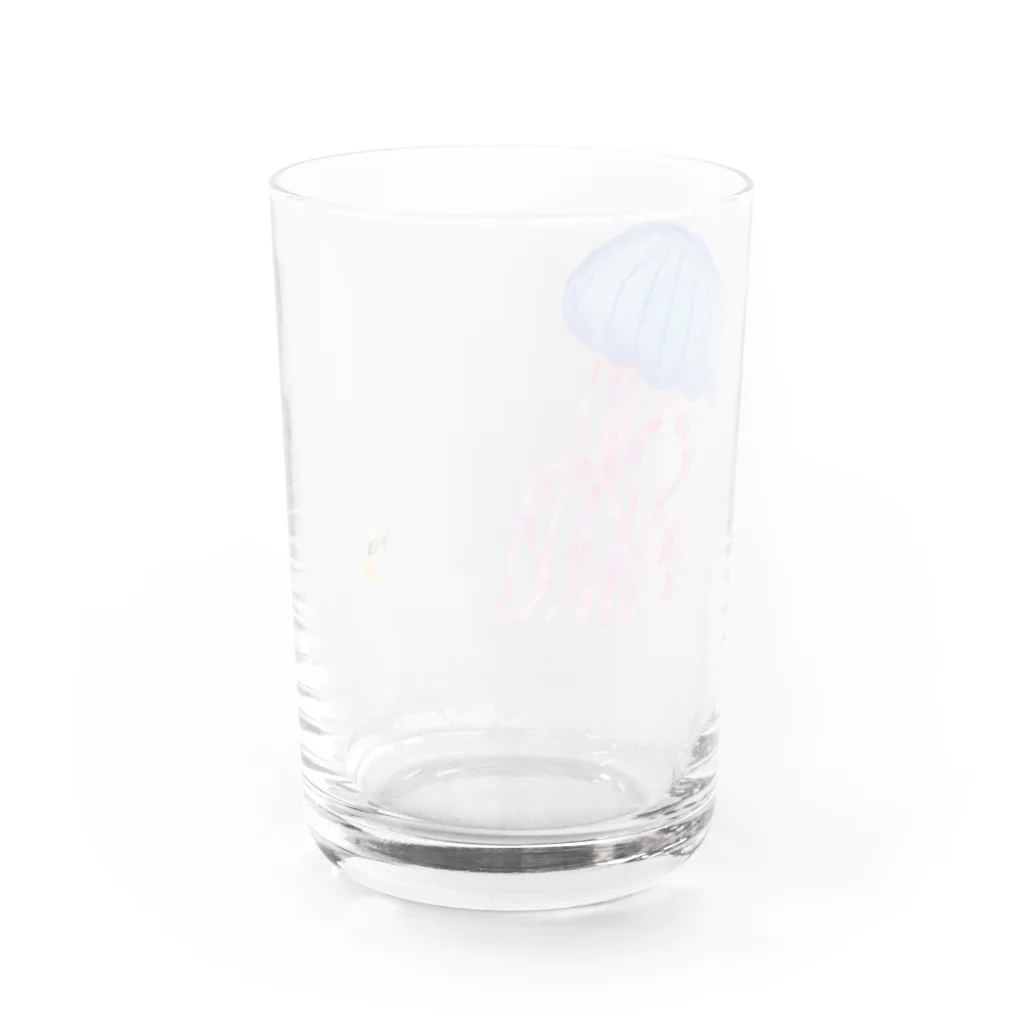 まじろーのまじろーちゃん海のなか Water Glass :back