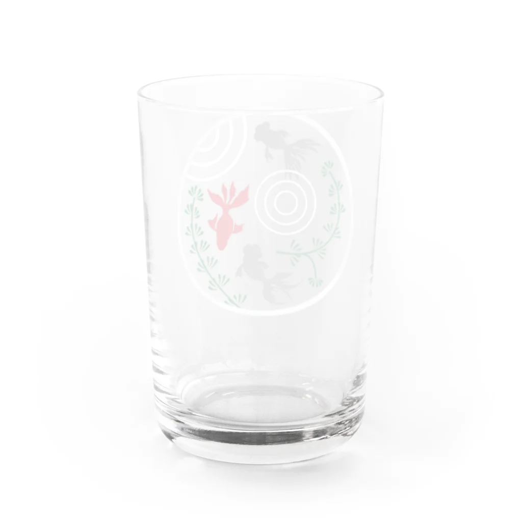 ジャパニーズスタンダードの金魚・丸 Water Glass :back