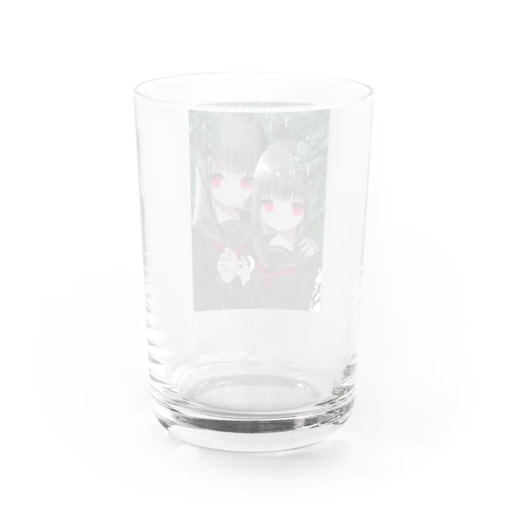 たい焼き🐠の双子 Water Glass :back