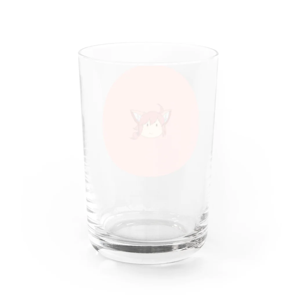 本日も晴天なりの刀佳 Water Glass :back