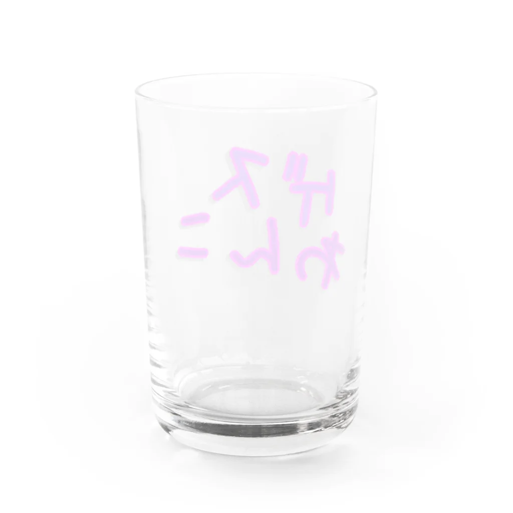 ゲスわんshopのロゴグラス Water Glass :back