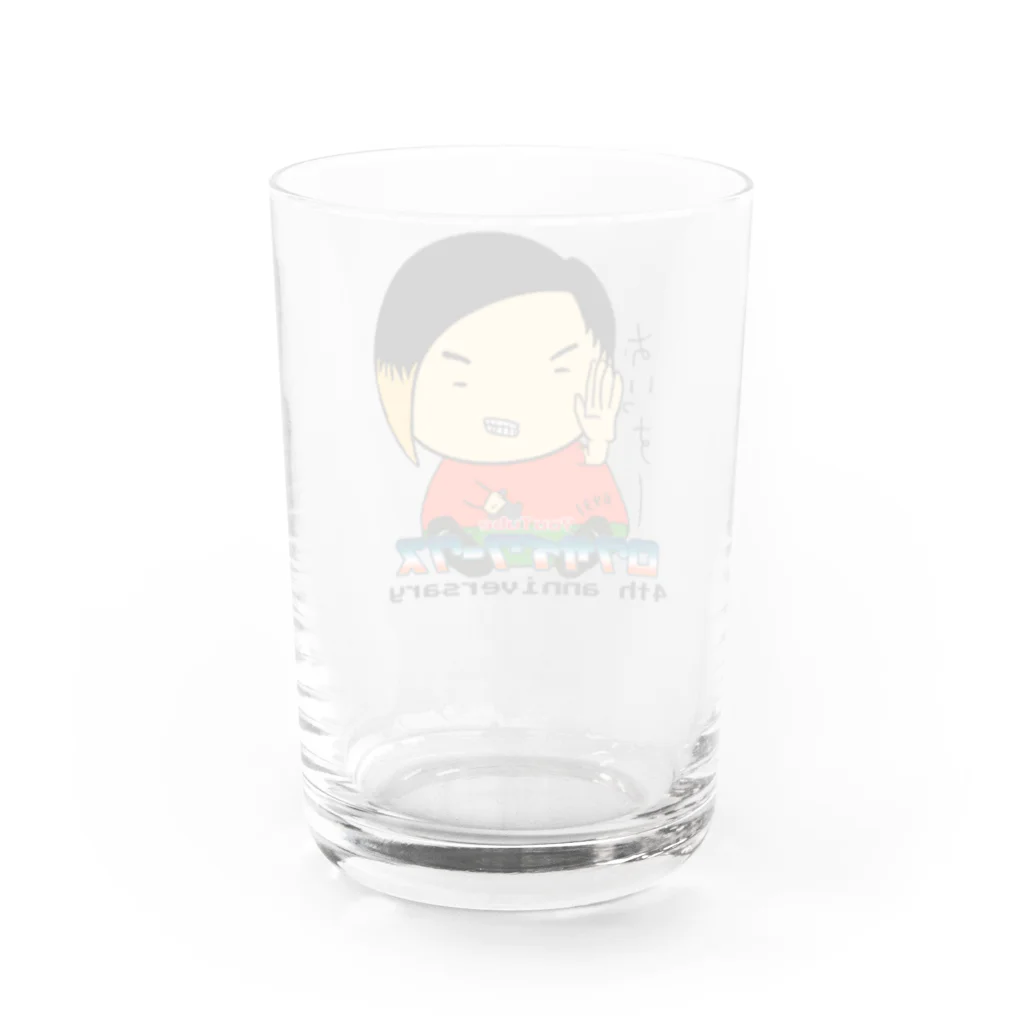 ロクサイワークスの4th anniversary  Water Glass :back