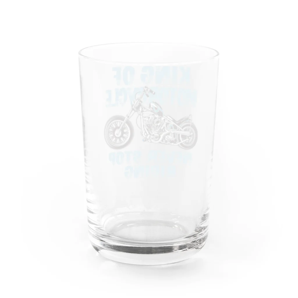 KEISのハーレー モーターサイクル Water Glass :back