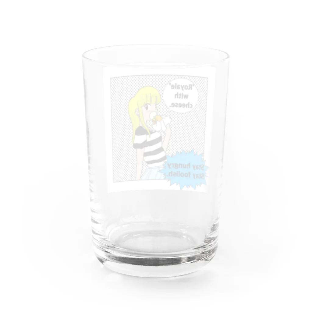 yeSの‘royale’with cheese Water Glass :back