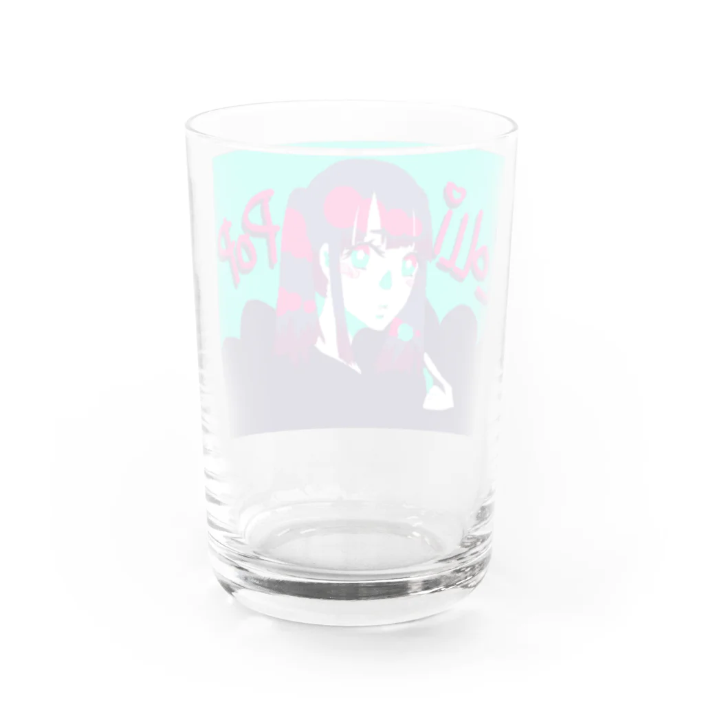 白湯の塒（さゆのねぐら）の★ロリポップ　グラス★ Water Glass :back