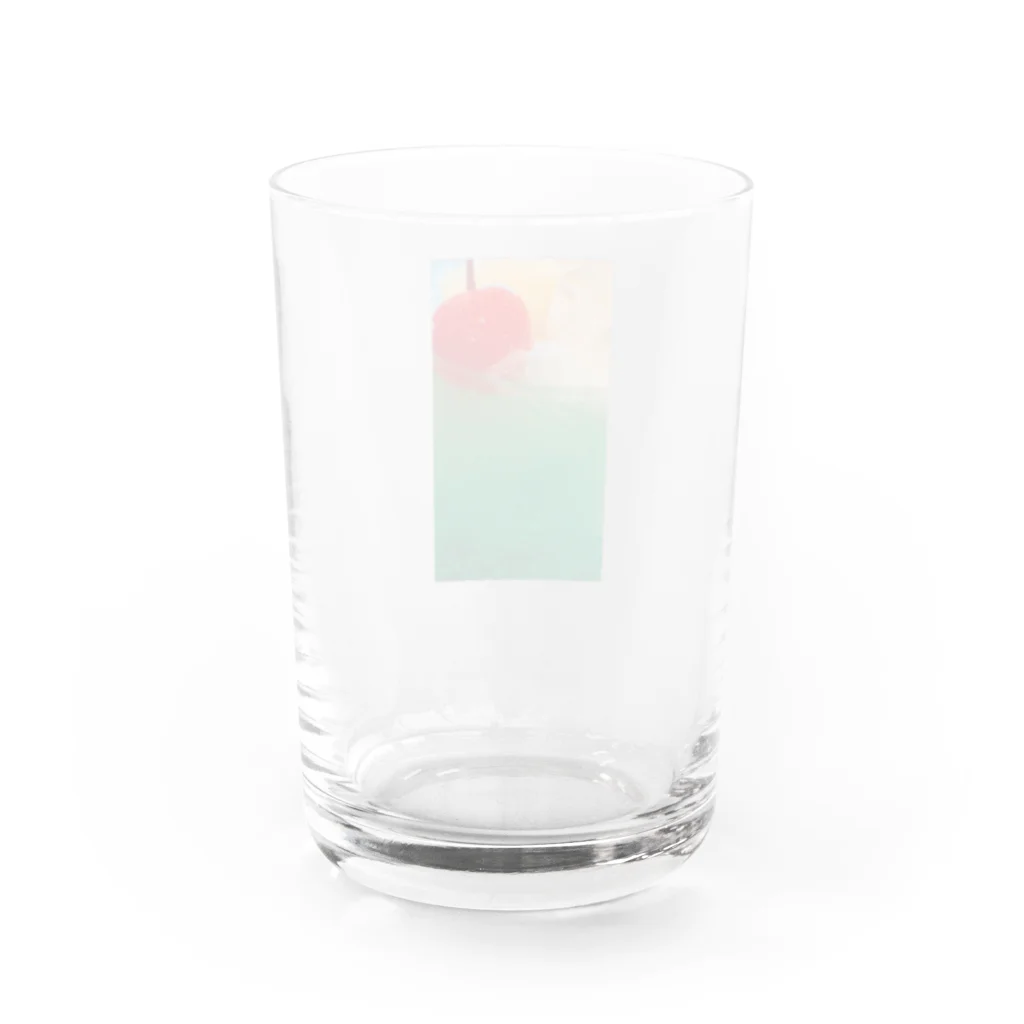 檸檬倶楽部の青緑 Water Glass :back