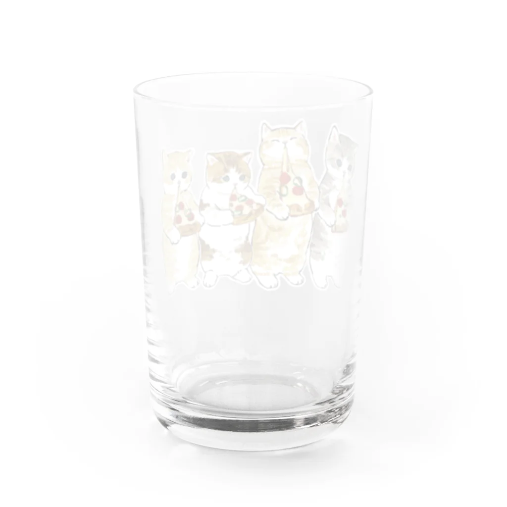 mofusandのみよーんピザ Water Glass :back