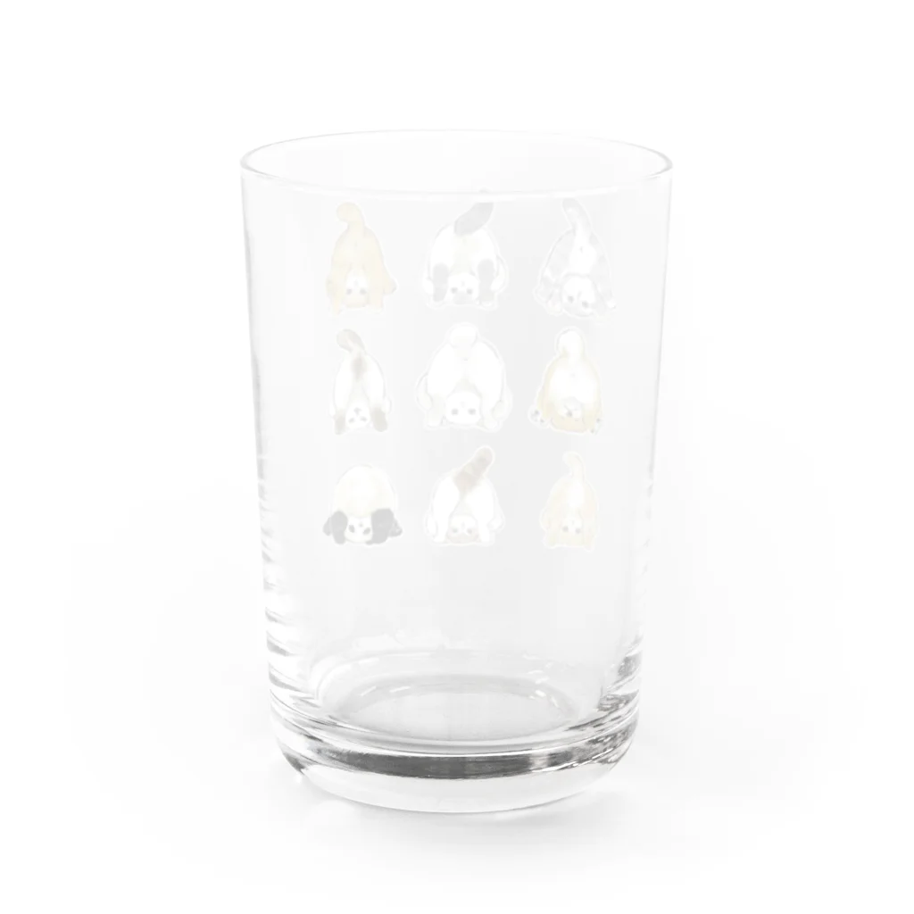 mofusandのおちりコレクション Water Glass :back