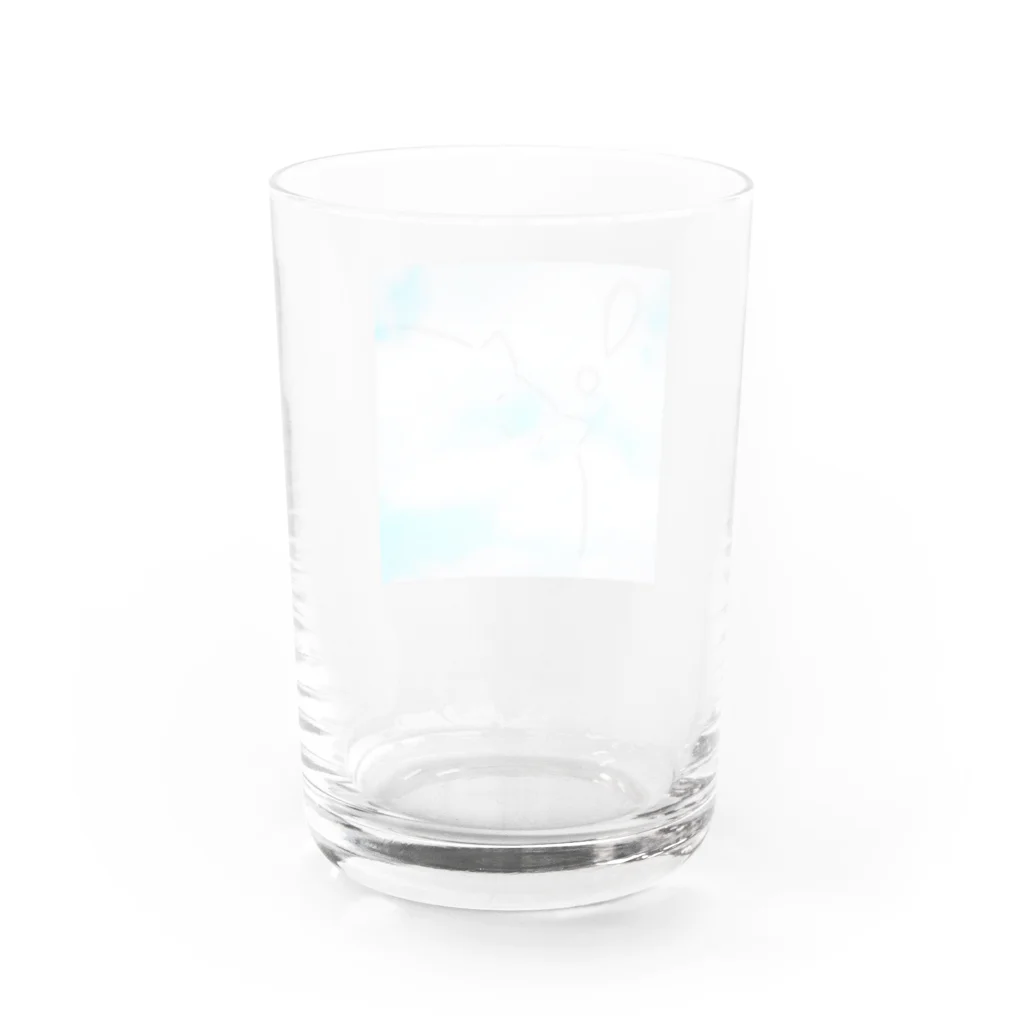 INtoMintのえあねこちゃん Water Glass :back