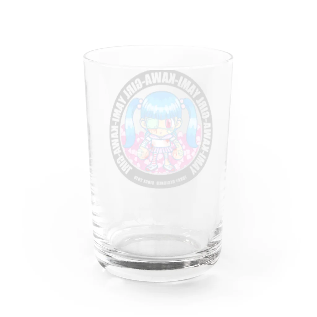 zukkyzukkyの病みかわちゃん Water Glass :back