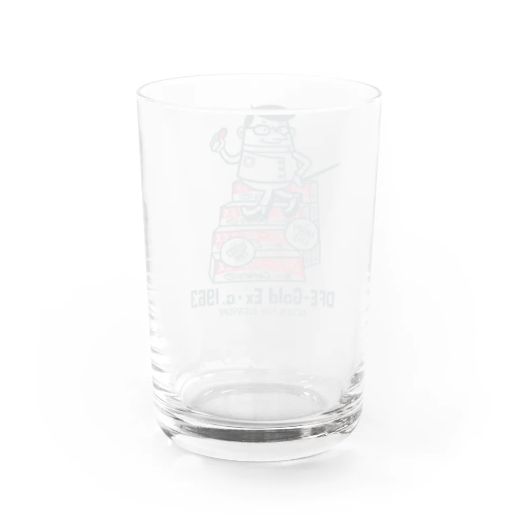 Design For Everydayのドラッグストア＆薬剤師★アメリカンレトロ Water Glass :back