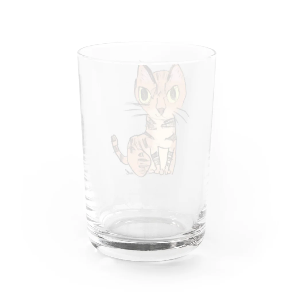 猫のクーちゃんの猫のクーちゃん グラス反対面