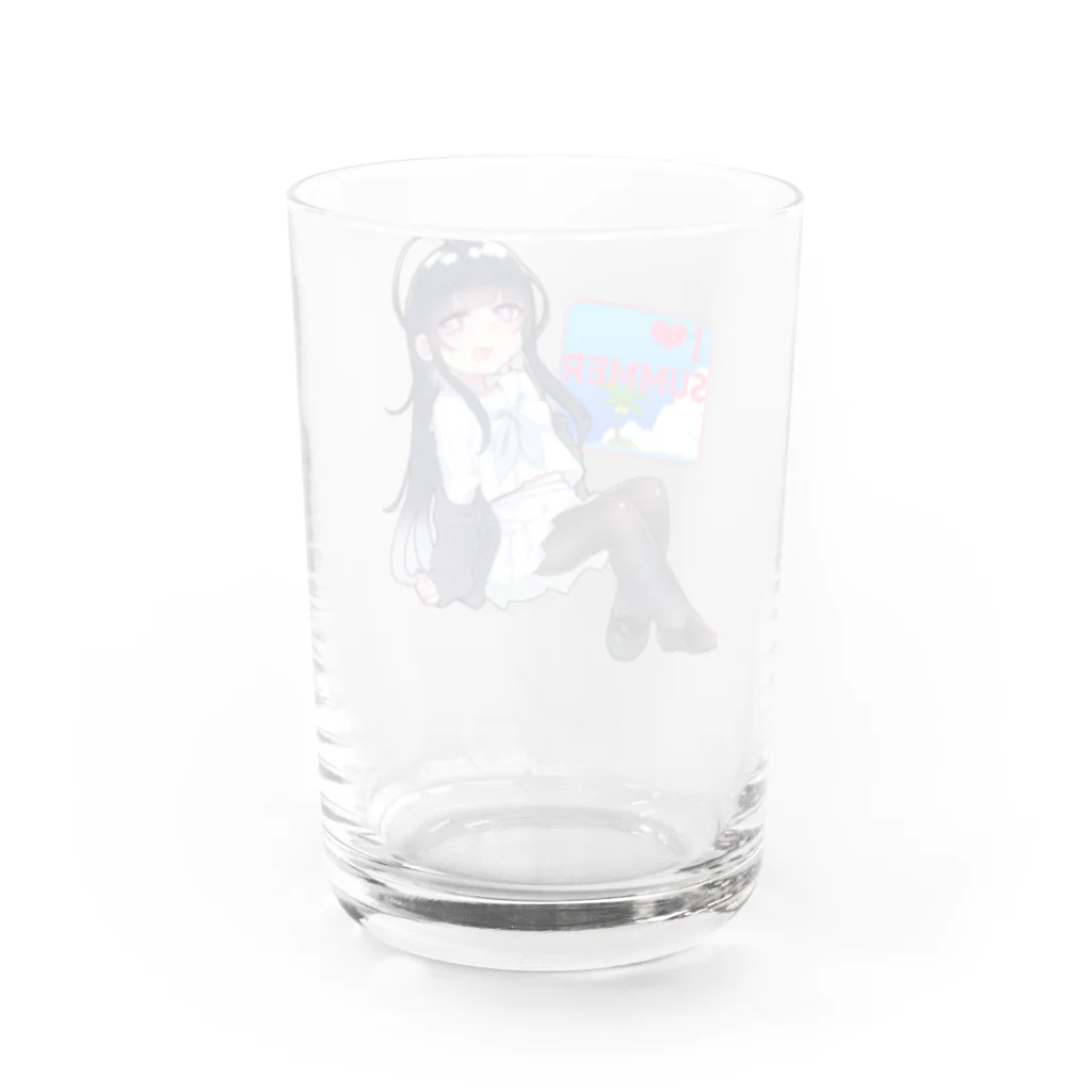 HuskyBY*のI❤SUMMERグラス Water Glass :back