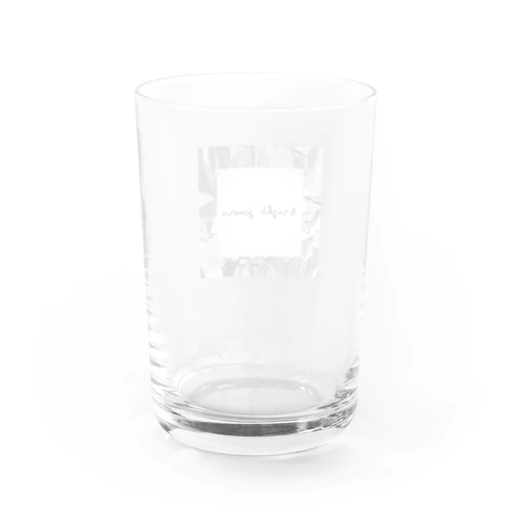 A        ＿Bright jours＿のBright jours  ロゴシリーズ Water Glass :back