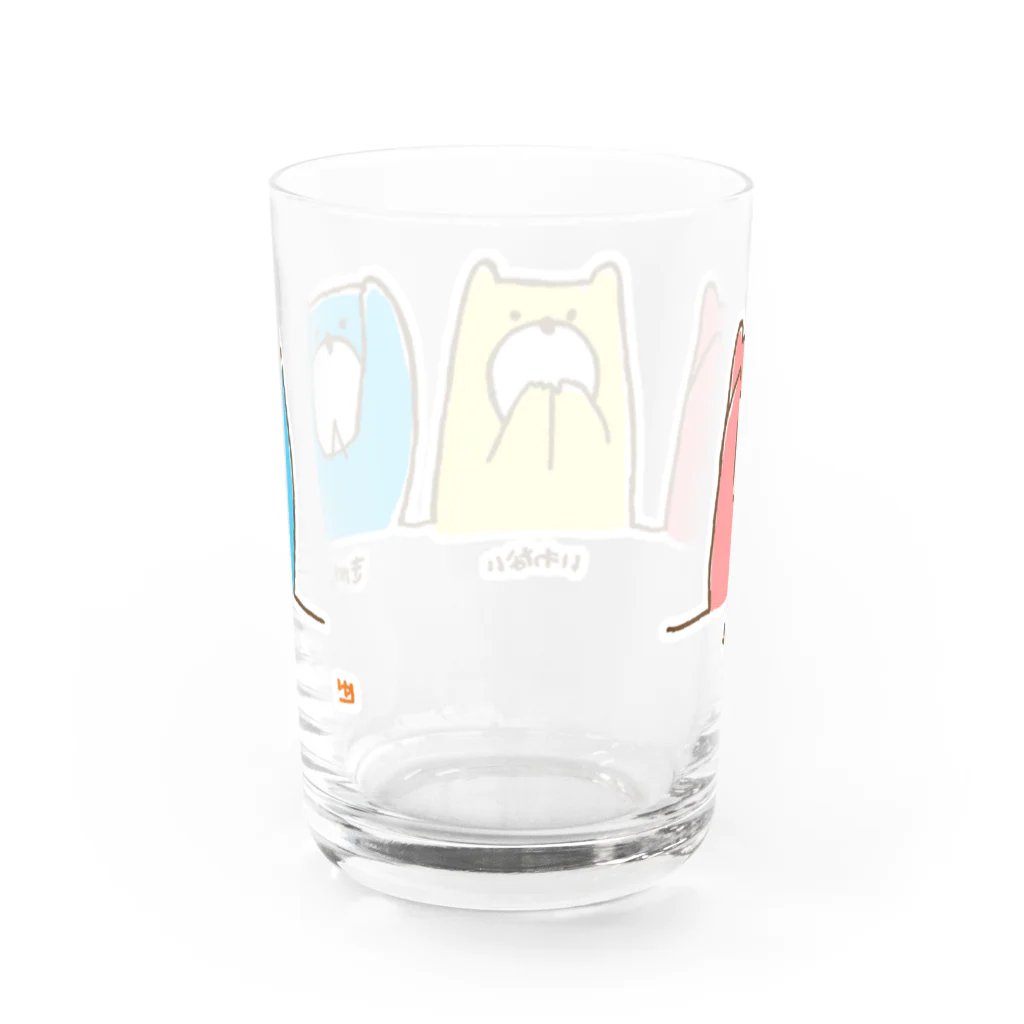 カトユリのクマー３ナイ運動。 Water Glass :back