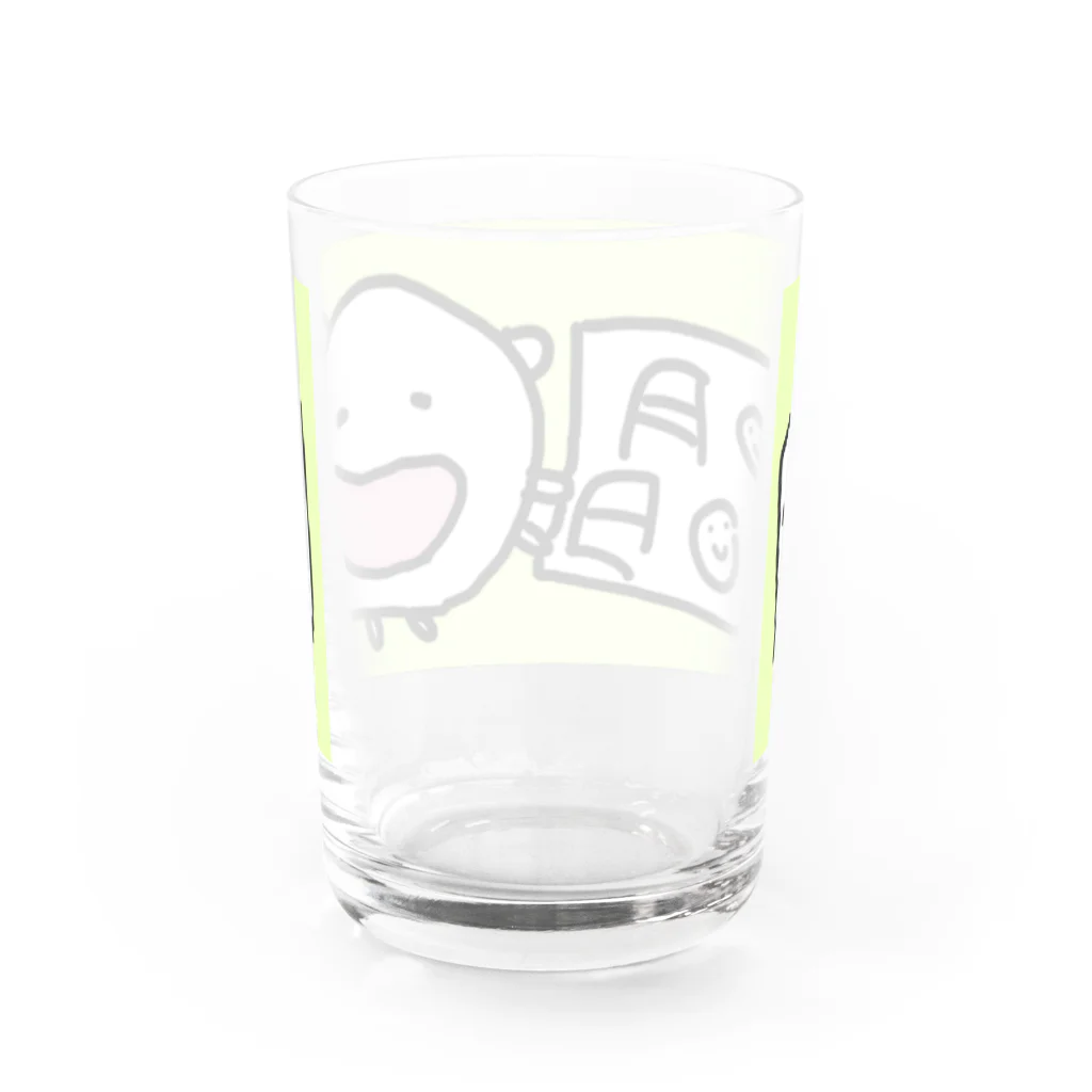 ダイナマイト87ねこ大商会の10月10日が好きなねこです Water Glass :back