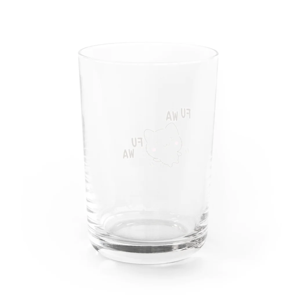 wakayamaのふわふわねこ Water Glass :back