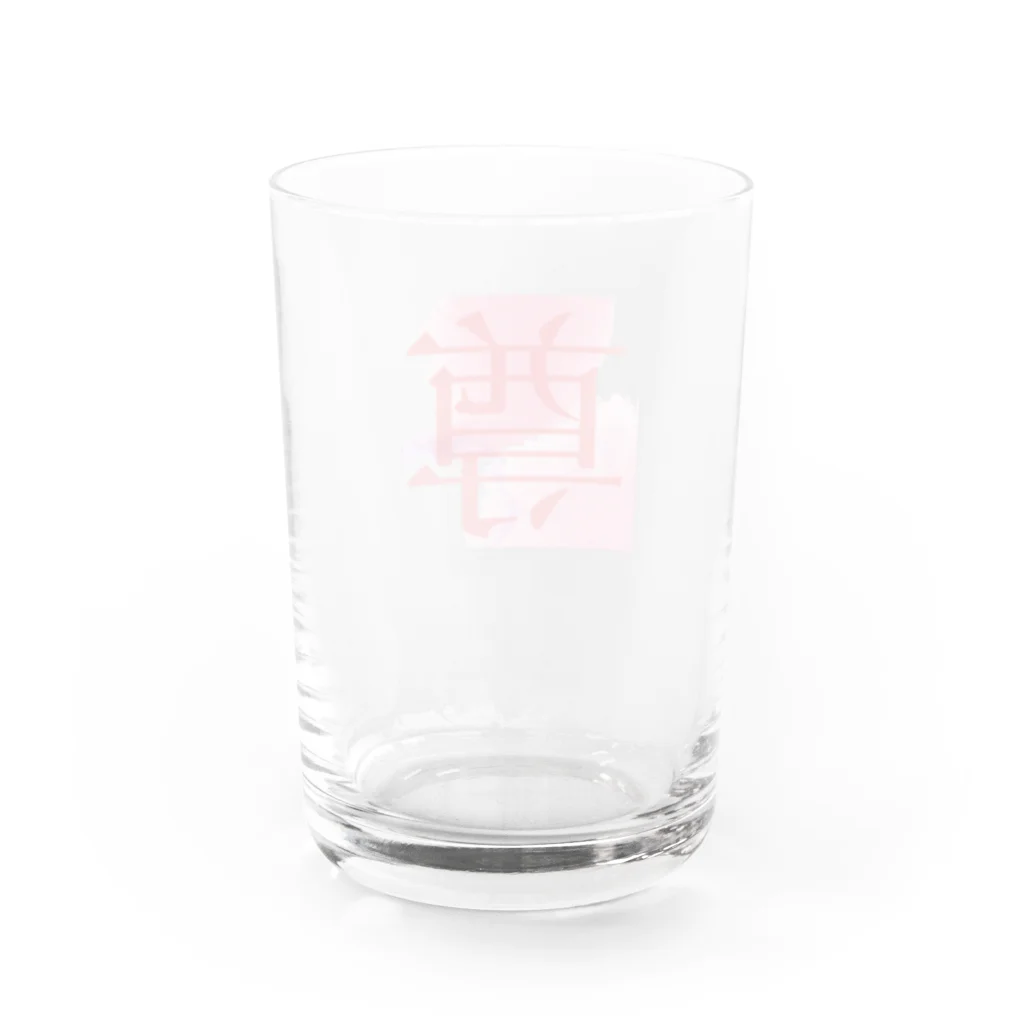 1moji / 一文字の1moji_towtoi Water Glass :back