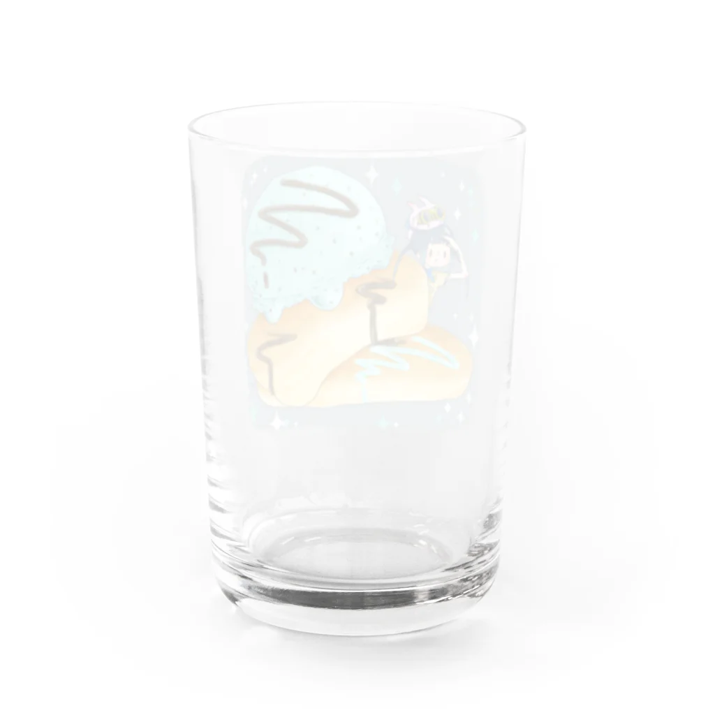 ねぎの宝探し！ Water Glass :back