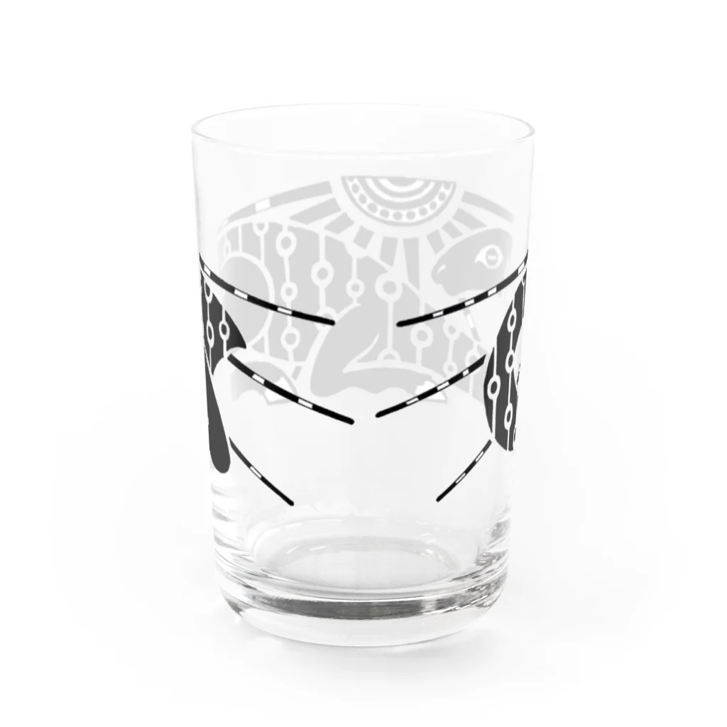 「凡」吉雄咲乃の「羊と太陽」 Water Glass :back