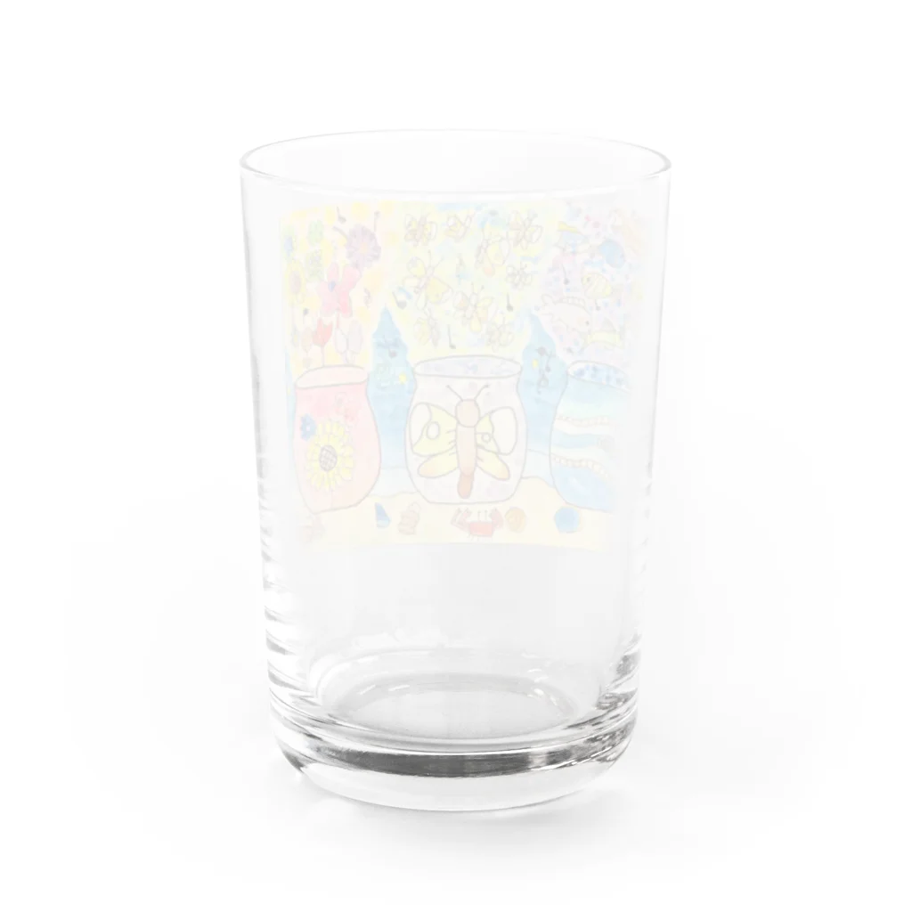 レモンと金太の壺から綺麗な煙が上がって Water Glass :back