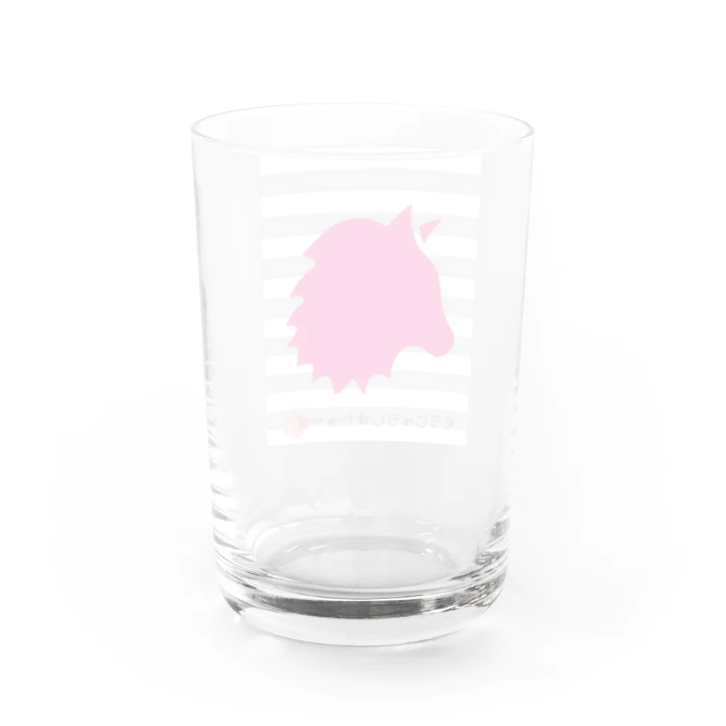 猛シスショップの猛シスデザイン1 Water Glass :back