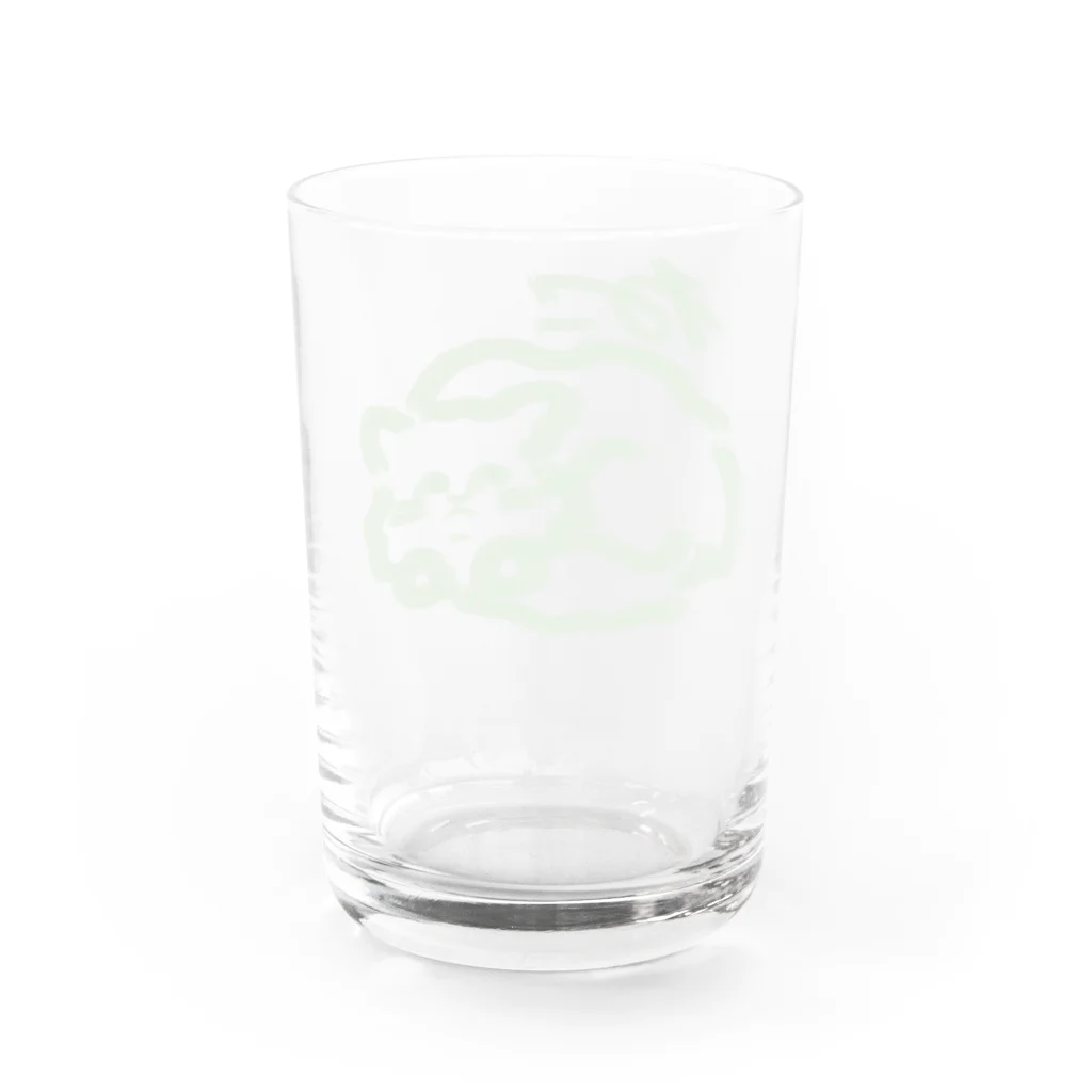 yoonのねこねっこ Water Glass :back