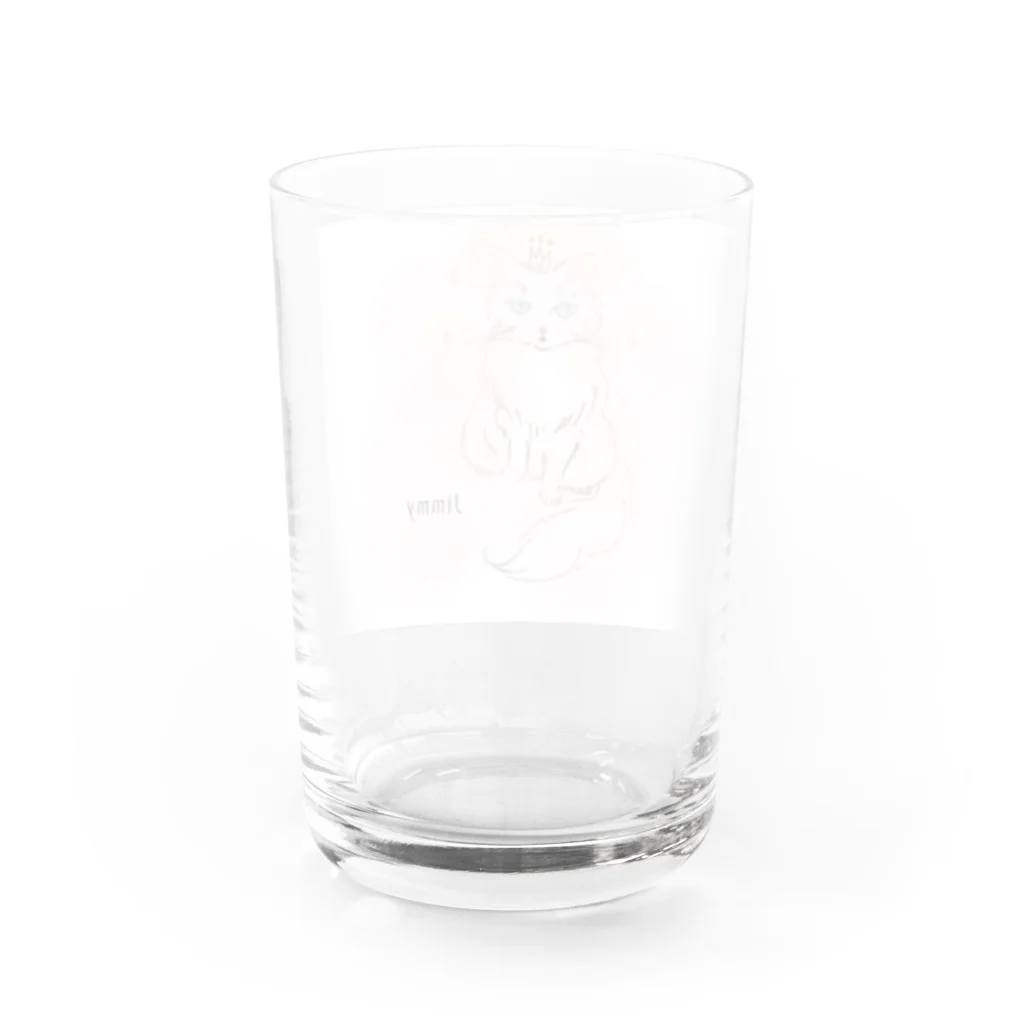 Nonoji Jの白のプリンセス Water Glass :back