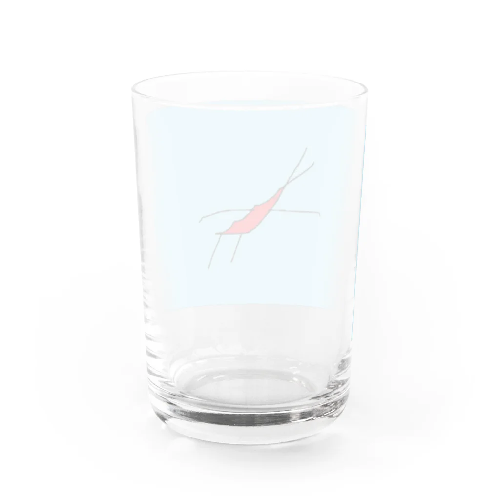 水草のエビ Water Glass :back