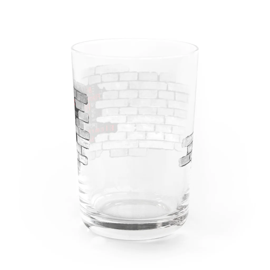 nanairo-factoryのブロックT Water Glass :back
