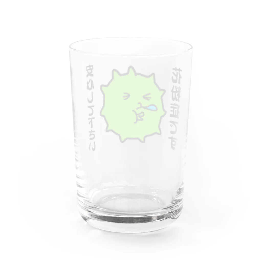 TooDaの花粉症です Water Glass :back