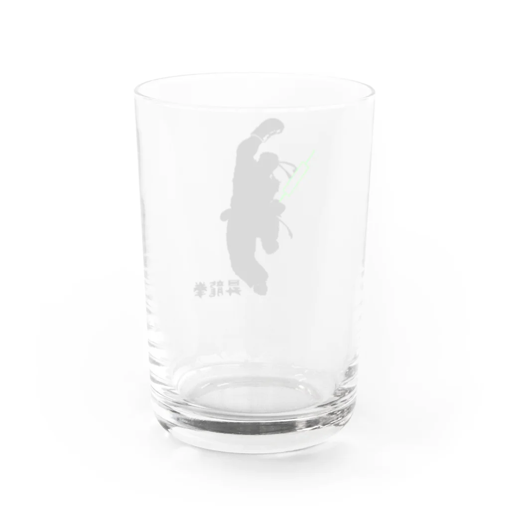 大日本蝋燭足１本組合のぶちあげ昇龍拳 Water Glass :back