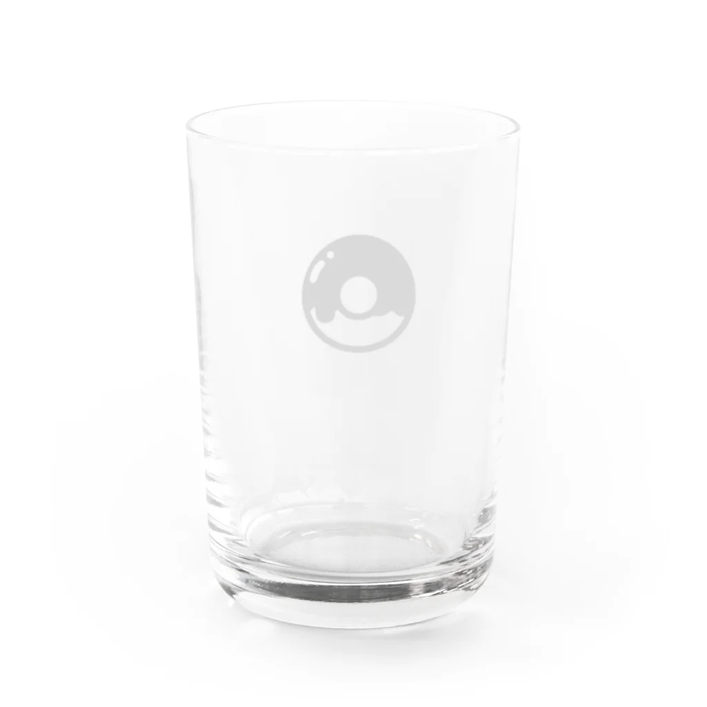 居酒屋のピクトグラムちゃん「ドーナツ」 Water Glass :back