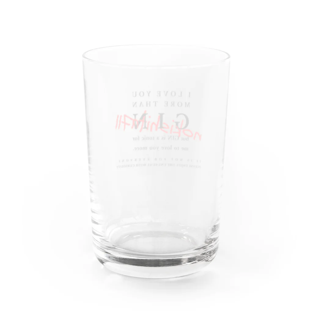 GT / Gin & T-shirtsのG&T 16 Water Glass :back