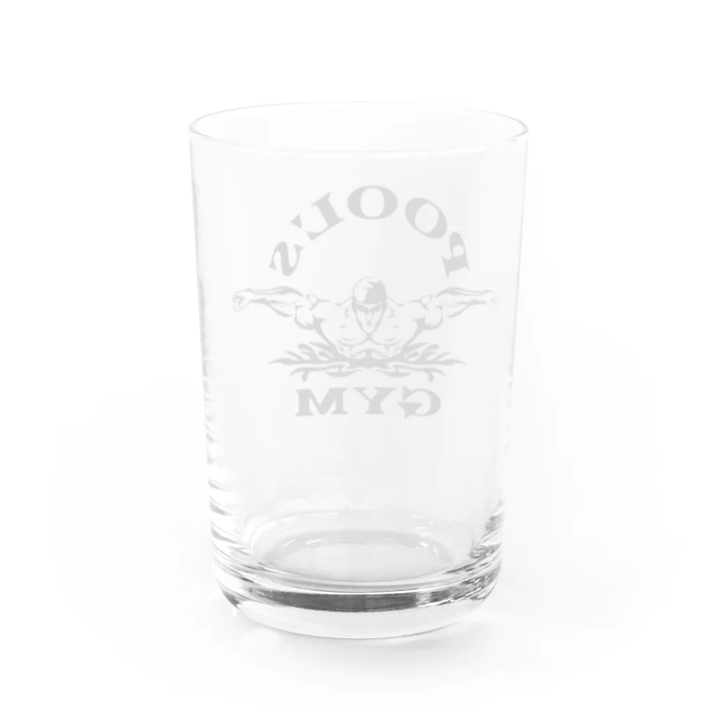 ロッキンプールのPOOL'S GYM Water Glass :back