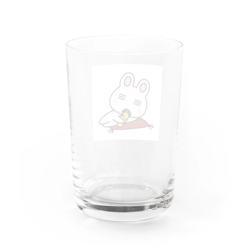 ひろねこ号＠LINEスタンプ販売中のウサボー Water Glass :back