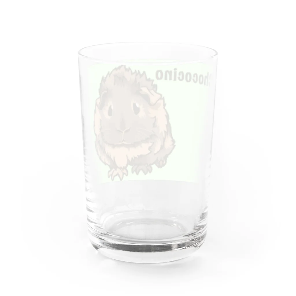 LichtmuhleのChococinoちゃんグッズ背景有り Water Glass :back