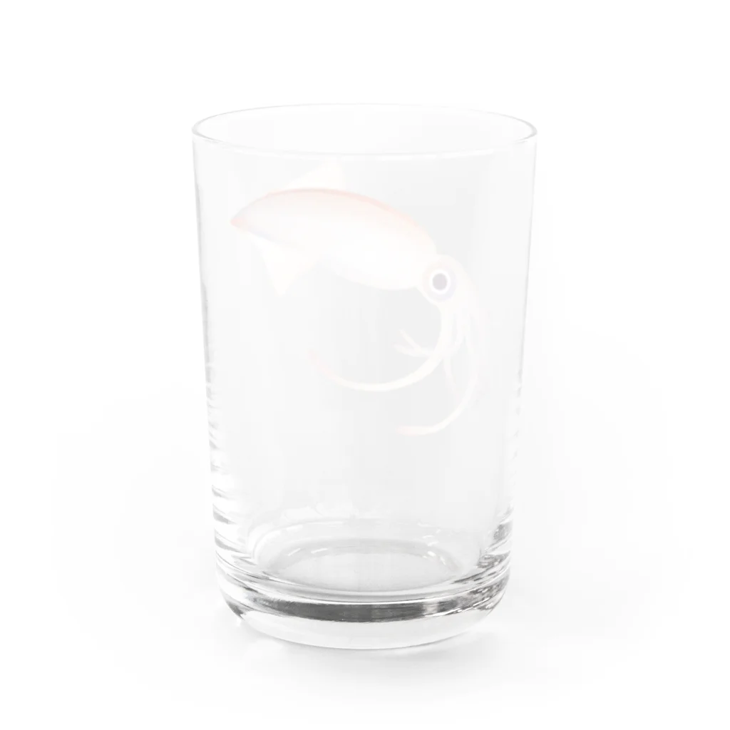 立体工房のホタルイカ Water Glass :back