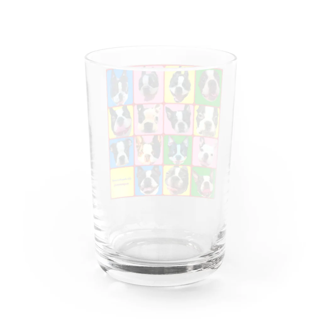 Santa Santaの淡路っこsmile Water Glass :back