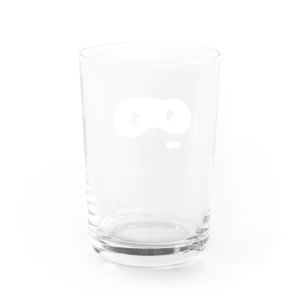 ぽんぽんぽんの ぽんちゃんの鼻水（白毛） Water Glass :back