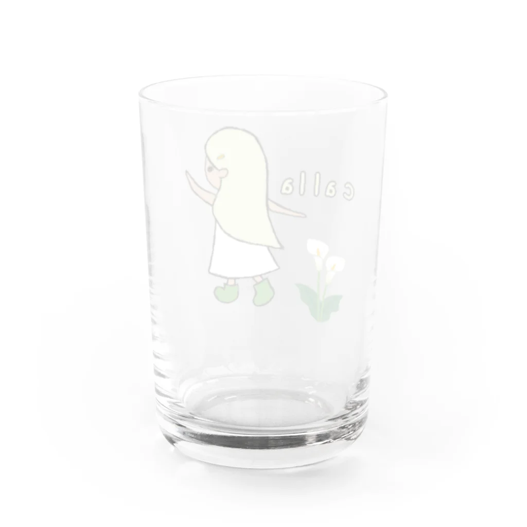 桃華のカラーの妖精さん Water Glass :back