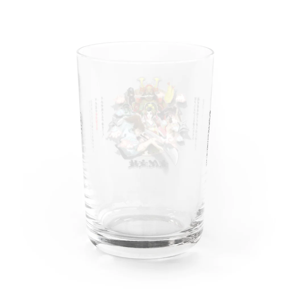 トラス工房の半立体イラスト『文化文政～BUNKA-BUNSEI～』 Water Glass :back