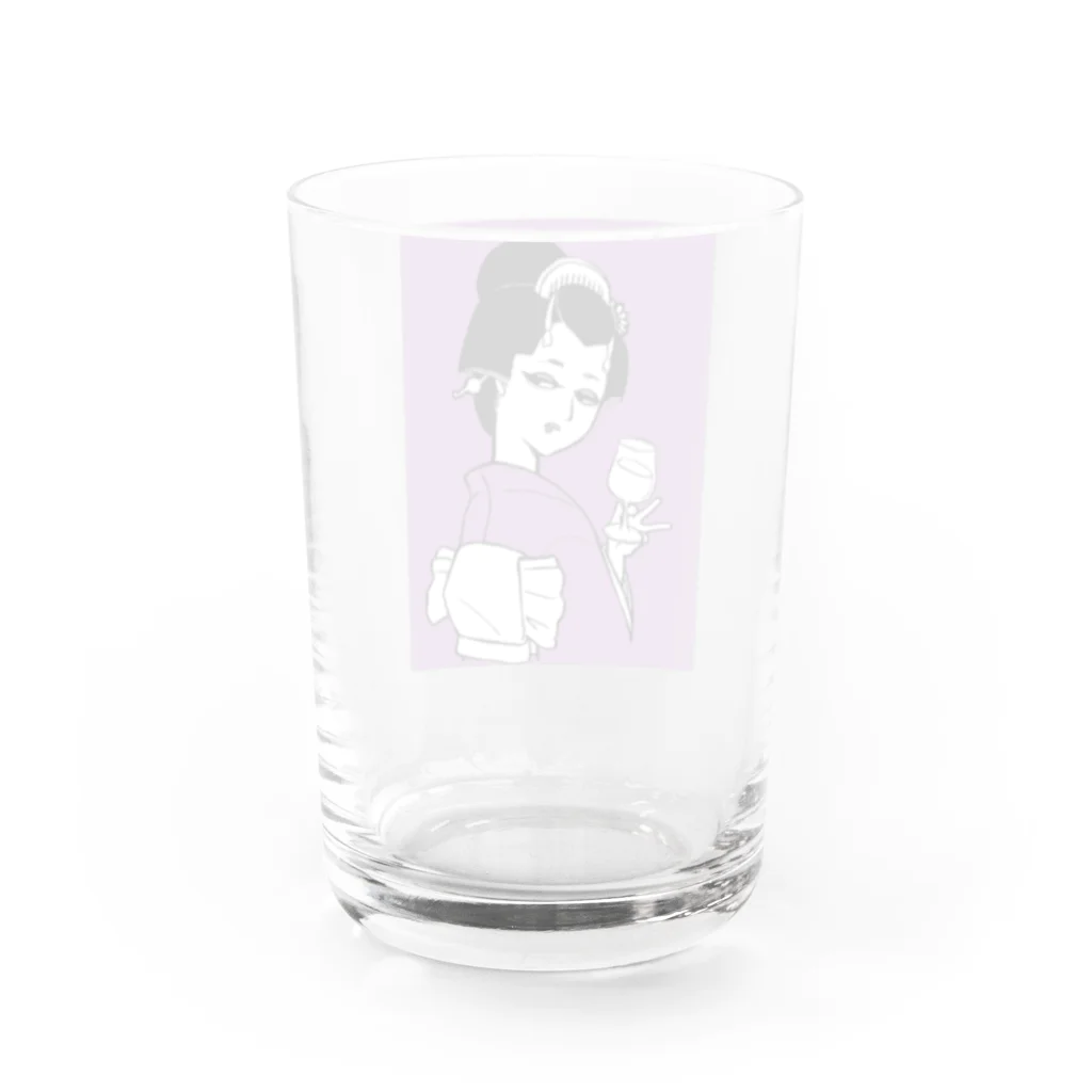 荒木ちえオリジナルグッズのワイン2 Water Glass :back