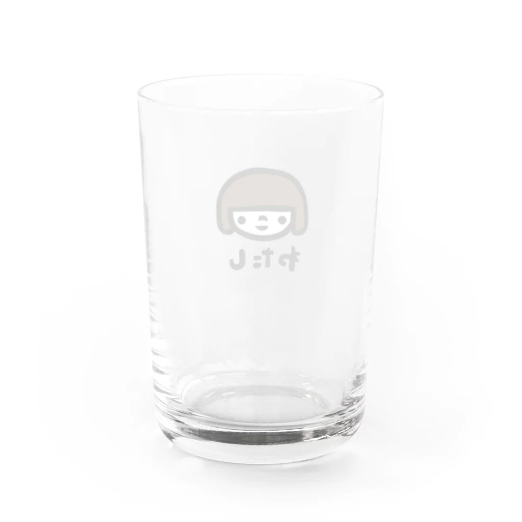 万枚ちゃんのわたし Water Glass :back