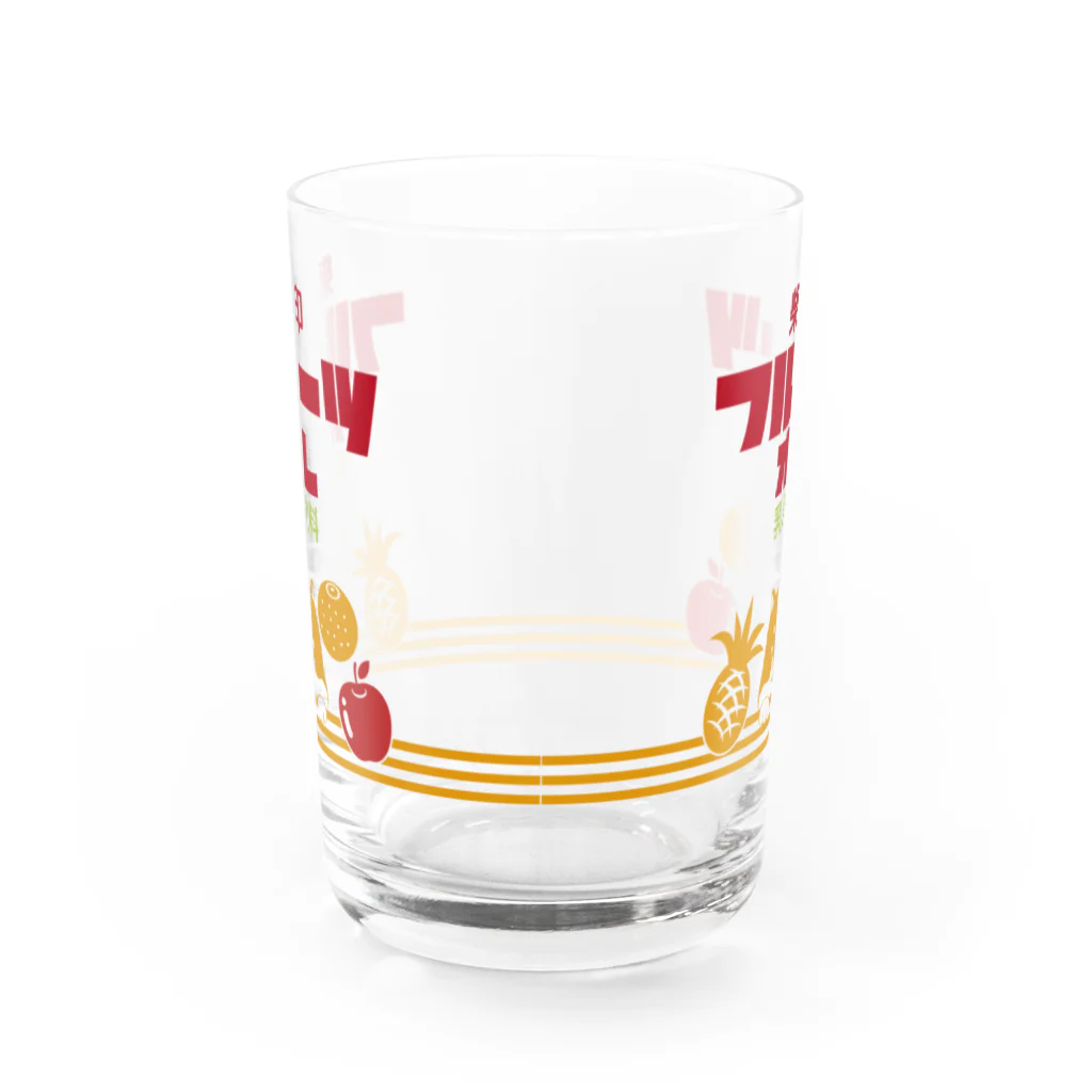 Supergirl Galleryの【柴組】柴印のフルーツオレ Water Glass :back