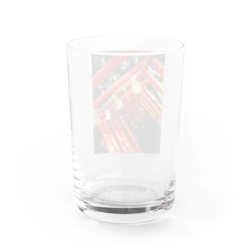 鈴屋の気まぐれ品の鳥居 Water Glass :back