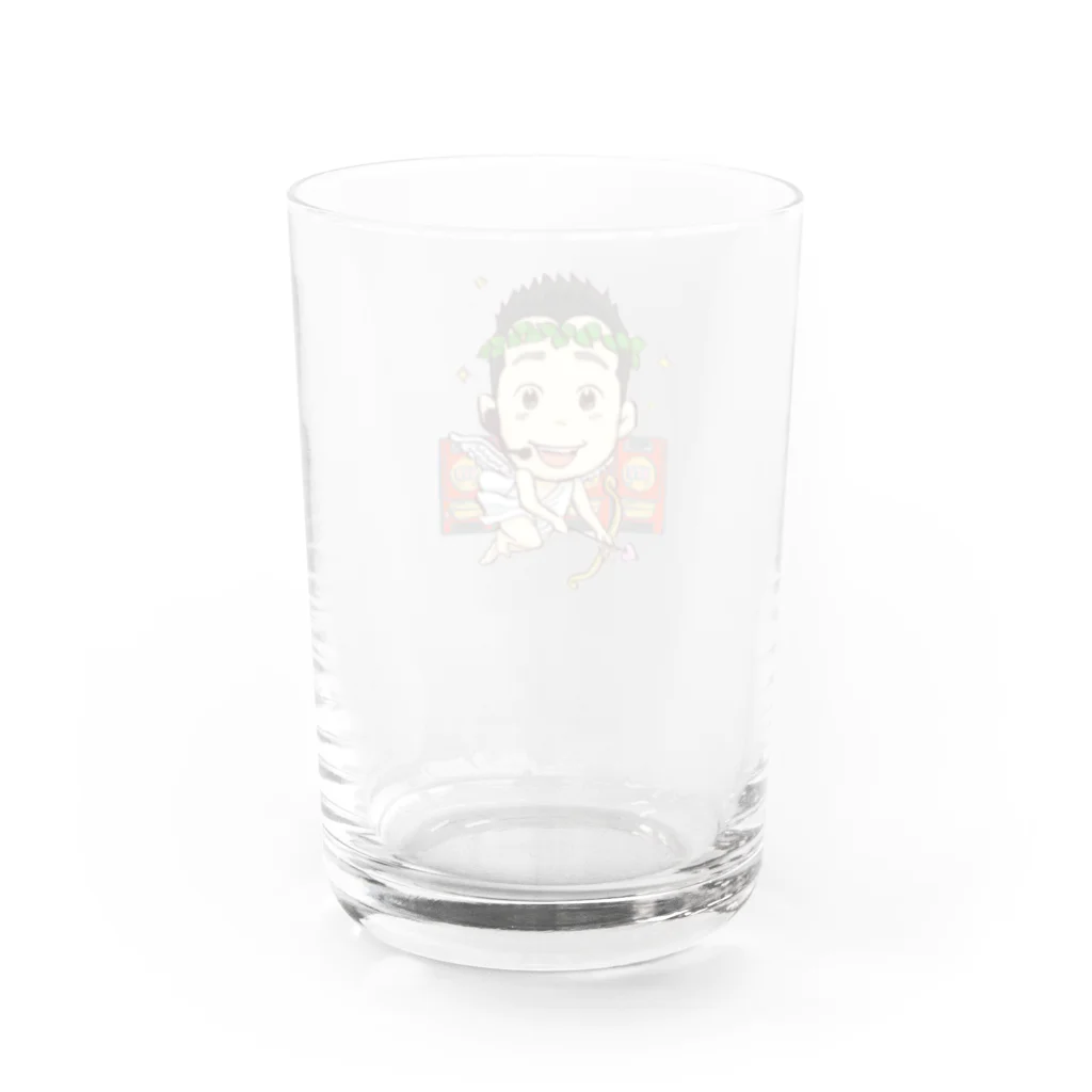 良太っしーのたっしーグラス Water Glass :back