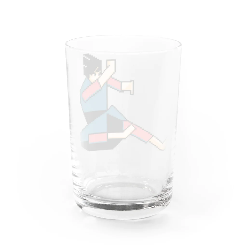 ずぅんの【ピパピ】Square kungfu master Water Glass :back